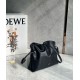 Replica Loewe Mini Flamenco Clutch Bag Black Nappa Calfskin