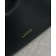 Replica Loewe Mini Flamenco Clutch Bag Black Nappa Calfskin