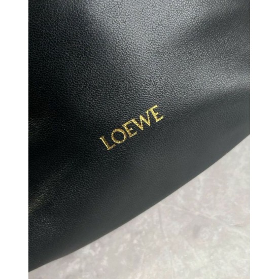 Replica Loewe Mini Flamenco Purse Bag Black Nappa Lambskin