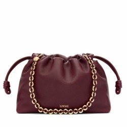 Fake Loewe Flamenco Purse Burgundy Nappa Lambskin Replica