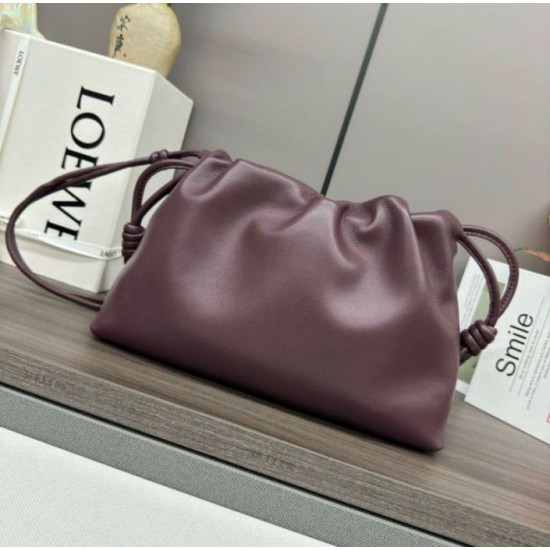 Fake Loewe Flamenco Purse Burgundy Nappa Lambskin Replica