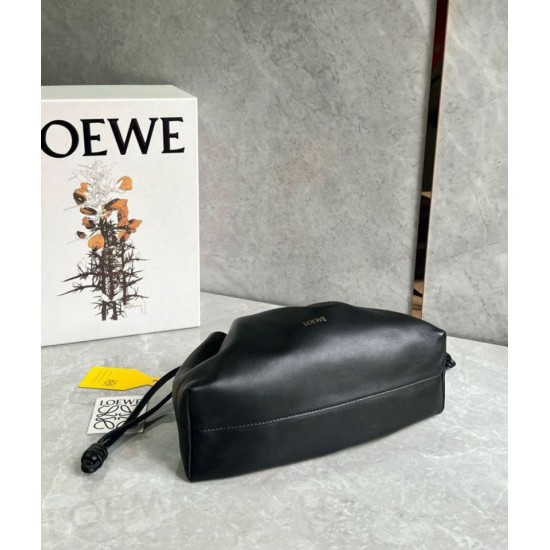 Replica Loewe Flamenco Purse Black Nappa Lambskin