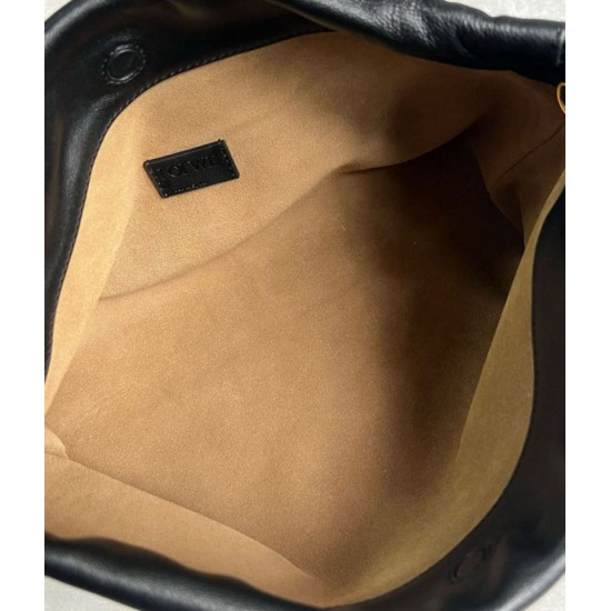 Replica Loewe Flamenco Purse Black Nappa Lambskin