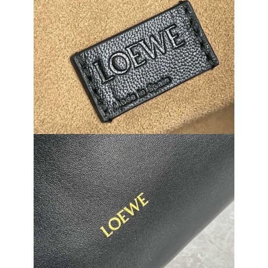 Replica Loewe Flamenco Purse Black Nappa Lambskin
