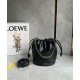 Replica Loewe Flamenco Purse Bucket Bag Black Nappa Lambskin