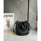 Replica Loewe Flamenco Purse Bucket Bag Black Nappa Lambskin