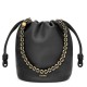 Replica Loewe Flamenco Purse Bucket Bag Black Nappa Lambskin