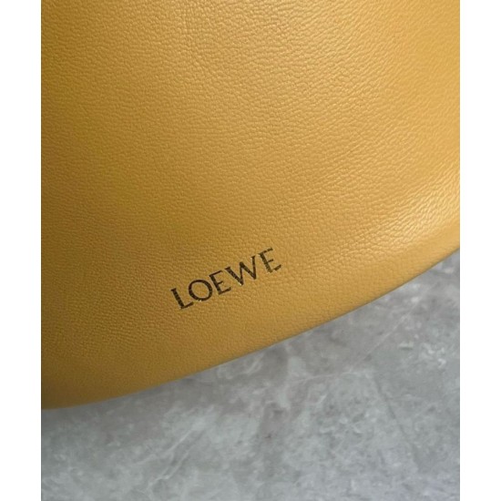 Replica Loewe Flamenco Purse Bucket Bag Sahara Nappa Lambskin