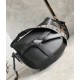 Fake Loewe Small Gate Bag Black Calfskin and Jacquard Replica
