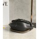 Fake Loewe Small Gate Bag Black Calfskin and Jacquard Replica