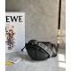 Fake Loewe Mini Gate Dual Bag Black Calfskin Replica