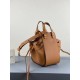 Replica Loewe Mini Hammock Drawstring Bag Brown 