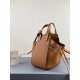 Replica Loewe Mini Hammock Drawstring Bag Brown 
