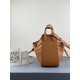 Replica Loewe Mini Hammock Drawstring Bag Brown 