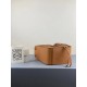 Replica Loewe Mini Hammock Drawstring Bag Brown 