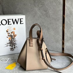 Replica Loewe Compact Hammock Bag Sand Grained Calfskin