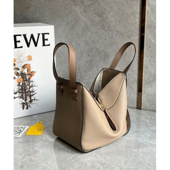 Replica Loewe Compact Hammock Bag Sand Grained Calfskin