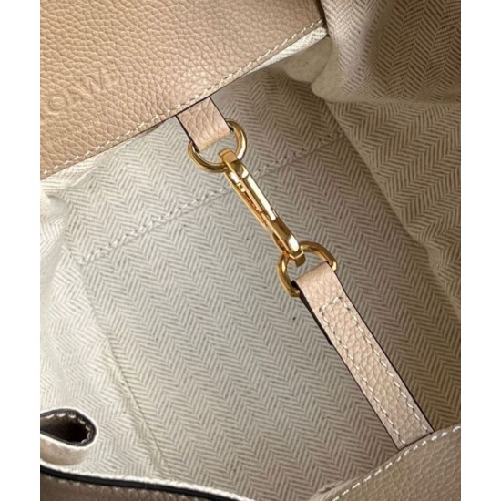 Replica Loewe Compact Hammock Bag Sand Grained Calfskin