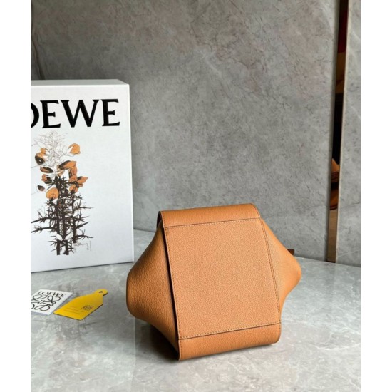 Fake Loewe Compact Hammock Bag Light Caramel Grained Calfskin Replica