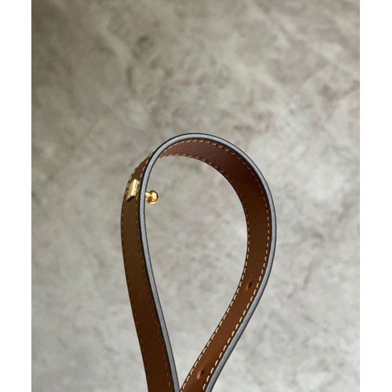 Fake Loewe Compact Hammock Bag Light Caramel Grained Calfskin Replica