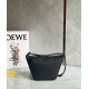 Replica Loewe Mini Hammock Hobo Bag Black Calfskin Replica Loewe Mini Hammock Hobo Bag Black Calfskin