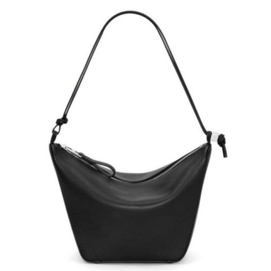 Replica Loewe Mini Hammock Hobo Bag Black Calfskin Replica Loewe Mini Hammock Hobo Bag Black Calfskin