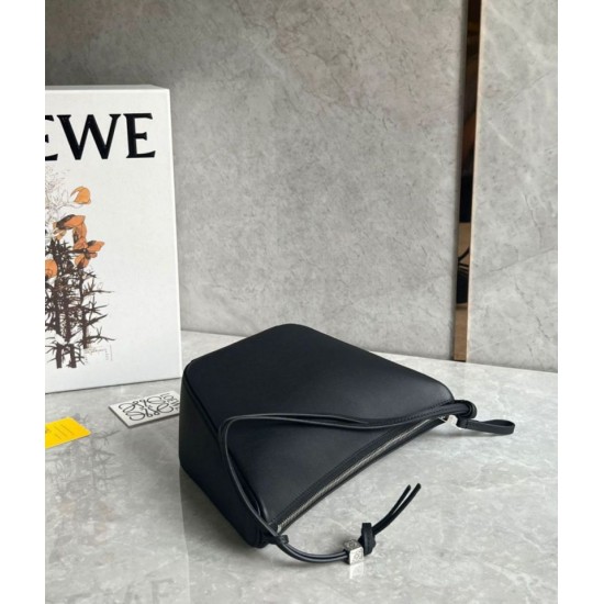Replica Loewe Mini Hammock Hobo Bag Black Calfskin Replica Loewe Mini Hammock Hobo Bag Black Calfskin