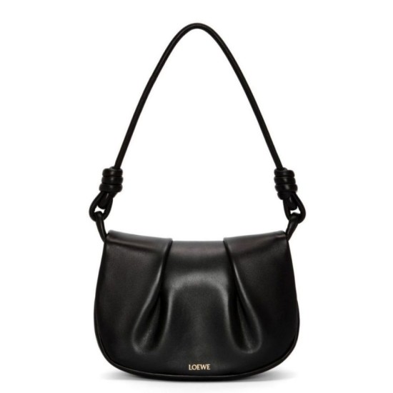 Replica Loewe Paseo Satchel Bag Black Nappa 