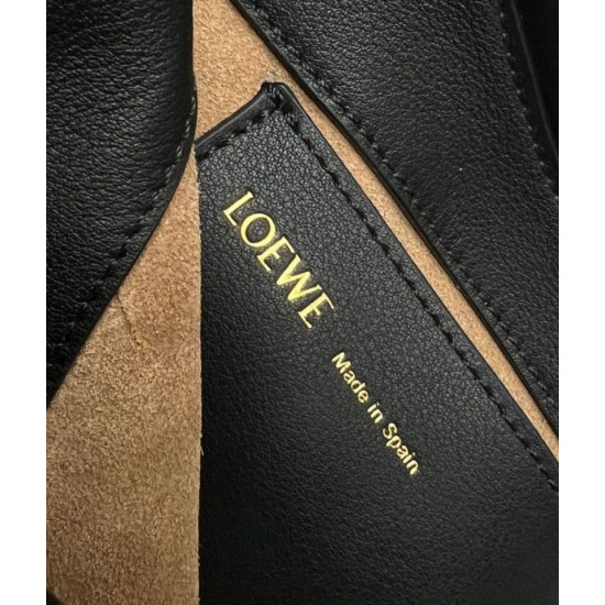 Replica Loewe Paseo Satchel Bag Black Nappa 