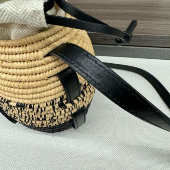 Replica Loewe x Paula’s Ibiza Raffia Beehive Degrade Basket Bag