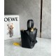Replica Loewe Mini Pebble Bucket Bag Black Calfskin Replica Loewe Mini Pebble Bucket Bag Black Calfskin