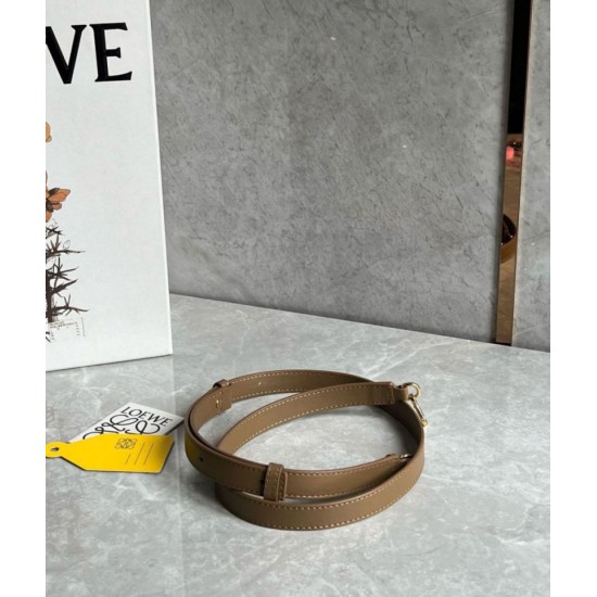 Fake Loewe Mini Pebble Bucket Bag Oak Calfskin Replica