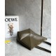 Replica Loewe Medium Puzzle Fold Tote Bag Dark Green Calfskin