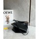 Replica Loewe Medium Puzzle Fold Tote Bag Black Calfskin