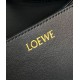 Replica Loewe Medium Puzzle Fold Tote Bag Black Calfskin