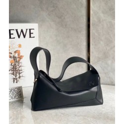 Replica Loewe Puzzle Hobo Bag Black Nappa Calfskin