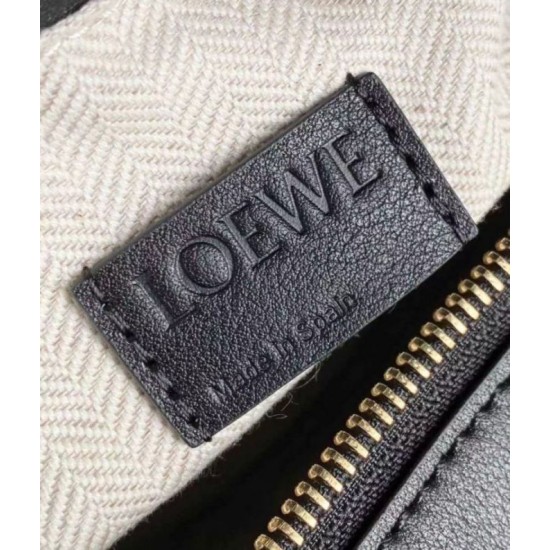 Replica Loewe Puzzle Hobo Bag Black Nappa Calfskin