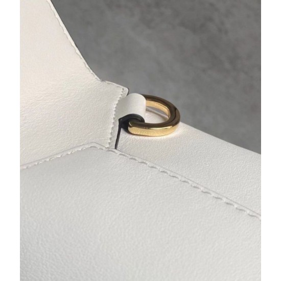 Fake Loewe Puzzle Hobo Bag White Nappa Calfskin Replica
