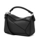 Replica Loewe Small Puzzle Bag Black Calfskin 
