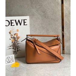 Fake Loewe Puzzle Small Bag Tan Classic Calfskin Replica