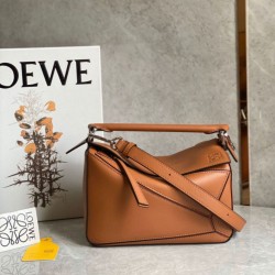 Fake Loewe Puzzle Small Bag Tan Classic Calfskin Replica