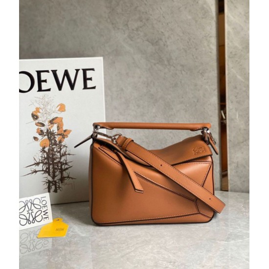 Replica Loewe Puzzle Small Bag Tan Classic Calfskin Fake Loewe Puzzle Small Bag Tan Classic Calfskin Replica