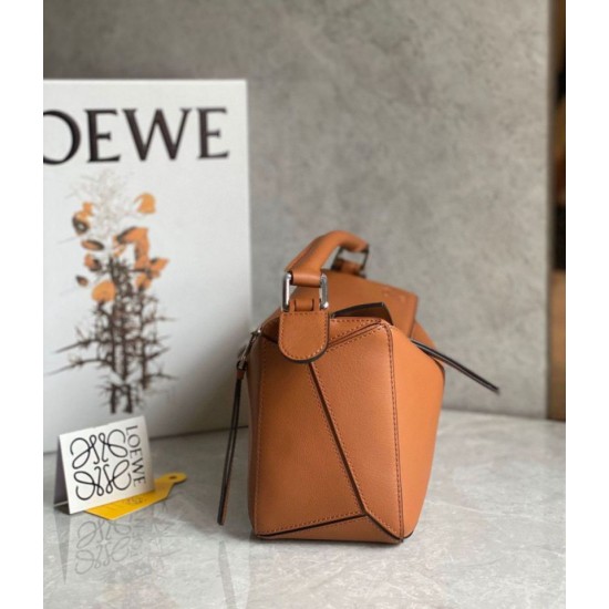 Replica Loewe Puzzle Small Bag Tan Classic Calfskin Fake Loewe Puzzle Small Bag Tan Classic Calfskin Replica