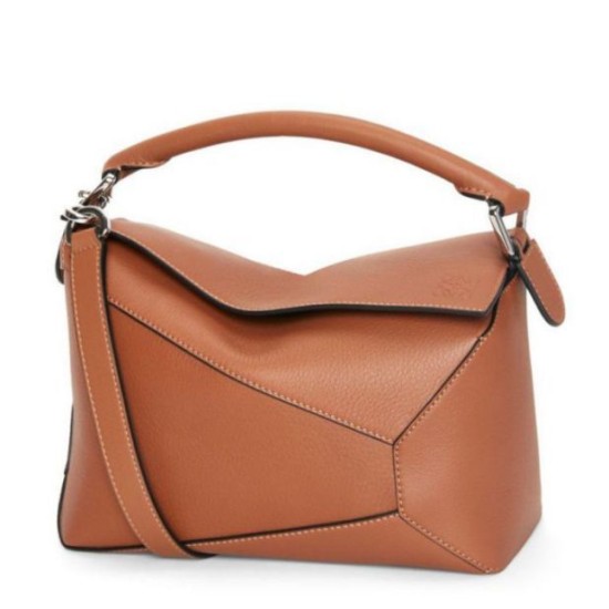 Replica Loewe Puzzle Small Bag Tan Classic Calfskin Fake Loewe Puzzle Small Bag Tan Classic Calfskin Replica