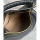 Fake Loewe Puzzle Small Bag Black Calfskin with Woven Handle Replica
