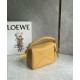 Replica Loewe Puzzle Small Bag Sahara Calfskin with Woven Handle