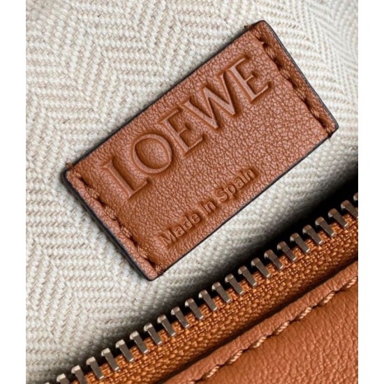 Replica Loewe Puzzle Medium Bag Brown Classic Calfskin