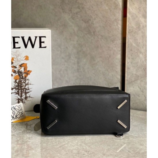 Replica Loewe Puzzle Medium Bag Black Classic Calfskin