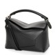 Replica Loewe Puzzle Medium Bag Black Classic Calfskin