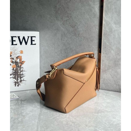 Fake Loewe Puzzle Medium Bag Toffee Grained Calfskin Replica